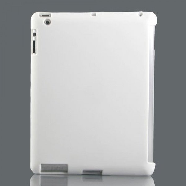 Wholesale iPad 2 3 4 Smart Cover Compatible Companion TPU GEL Case (White)